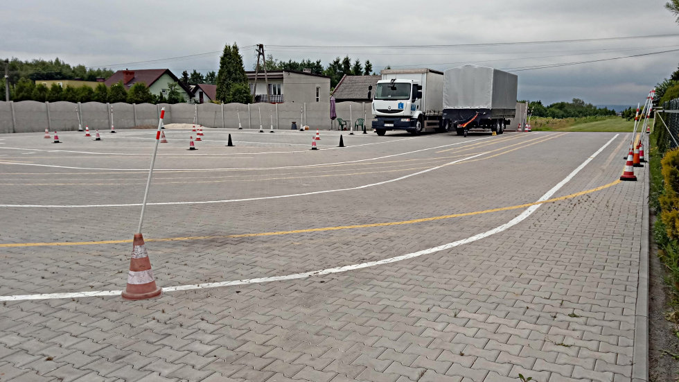 OSK Krupa - plac manewrowy
